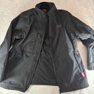 Men's Black Performance Jacket by Geographical Norway heated jacket BNWT